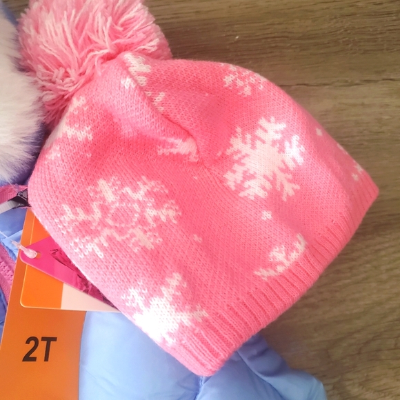 Snozu girls jacket w/hat - Picture 4 of 7